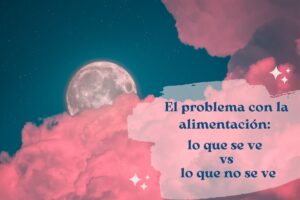 Imagen de la luna ocultándose